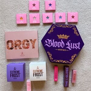 Jeffree Star Blood Lust & Orgy Palette Set with Pink Accents